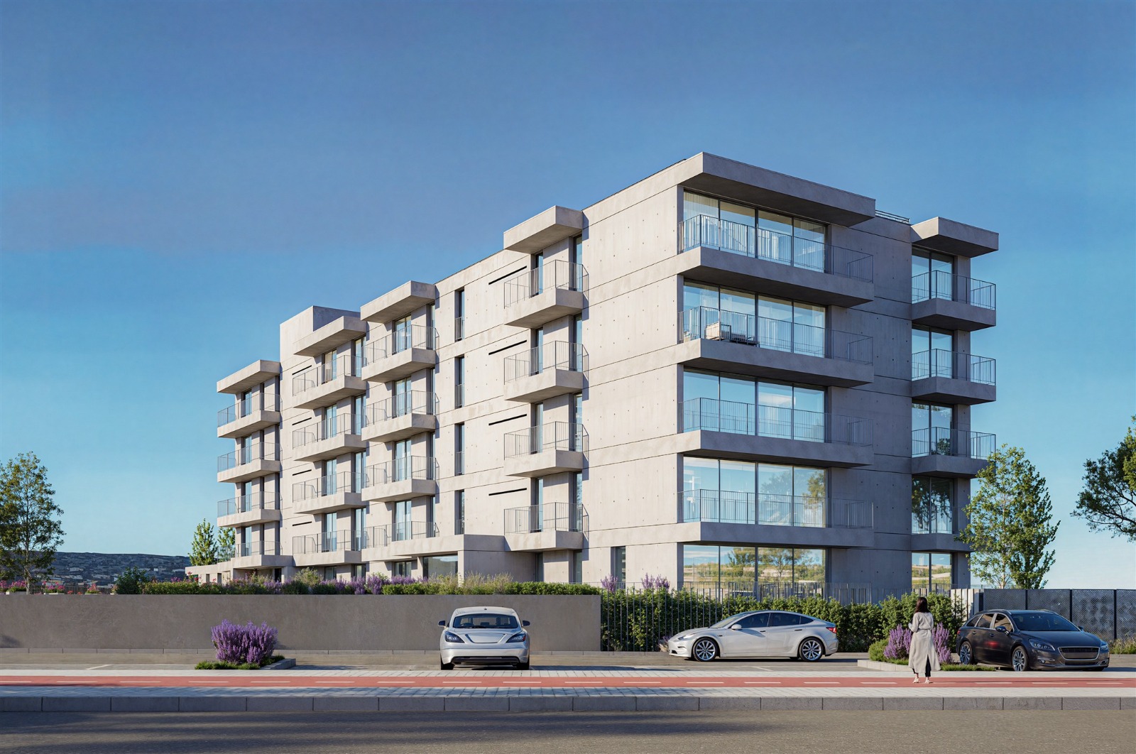 Fachada do empreendimento Esposende Residences